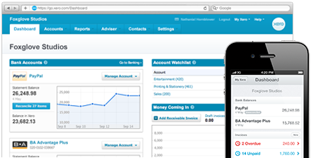 Xero.com Online Accounting Software